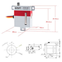 FZ10 HV Digital Metal Gear Servo 10.8Kgf.cm 0.10sec for RC Gliders and Jets