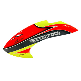 FUSUNO Canopy Specter 700V2 Orange/Yellow/Black w/ Orange Decal - HeliDirect