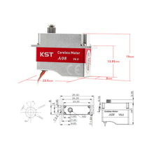 A08 V6.0 Coreless Metal Gear HV Micro Servo 3.2Kgf.cm 0.09sec for Glider DLG