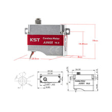 A08H V6.0 Coreless Metal Gear HV Micro Servo 3.2Kgf.cm 0.09sec for Glider DLG