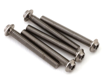 1UP Racing Titanium Pro Duty LowPro Head Screws (5) (3x24mm)