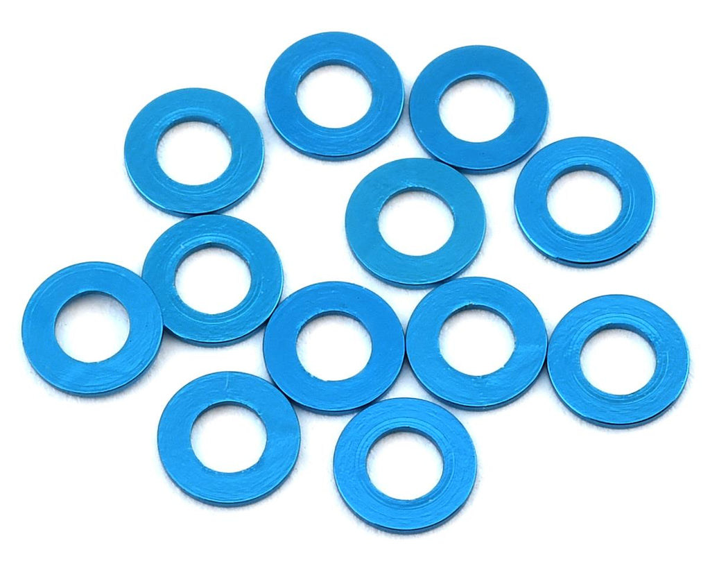 1UP Racing 3x6mm Precision Aluminum Shims (Blue) (12) (0.5mm)– BARC Hobbies