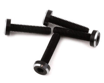 1UP Racing 3x14mm UltraLite Aluminum Perfect Center Screws (Black/Silver)