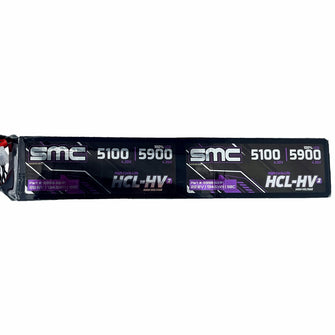 SMC-Racing HCL-HV2 Flight 45.6V/12S-5900mAh-90C Stick pack for Helicopters