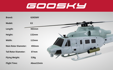 Goosky UH-1Y VENOM Scale Heli BNF