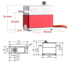 FZ825 Metal Gear HV Digital Standard Servo 30Kgf.cm 0.12sec for Big-scale RC Planes, Helis and Jets