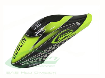 Canomod Airbrush Canopy Yellow/Black - Goblin 380