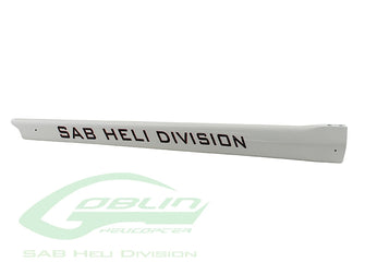 Carbon Fiber Tail Boom White - Goblin 500 Sport