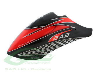 Canomod Airbrush Canopy Red/Carbon - Goblin Speed