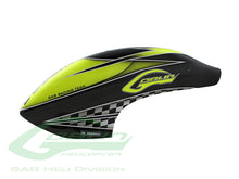 Canomod Airbrush Canopy Yellow/Carbon - Goblin 770 Competition