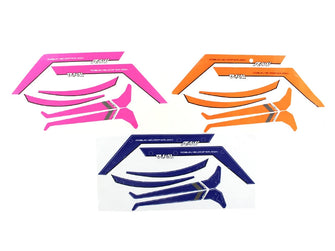Sticker Set Pink/Blue/Orange - Raw 700