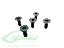 DIN 12.9 Flat Head Socket Cap M2,5x5 (8pcs)