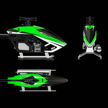 TRON Nitron 90 Helicopter Kit - Neon Green (w/o Blades) - HeliDirect