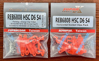 RCPROPLUS D6 Horizontal Direction Socket Clips - HeliDirect