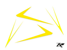 Tron 5.8 Sticker Yellow - HeliDirect