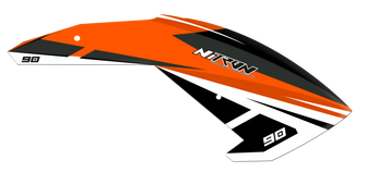 NiTron90 Canopy - Orange - HeliDirect