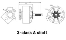 XNOVA X-CLASS LIGHTNING 350KV 12S FPV MOTOR (SHAFT A)