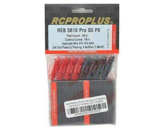 RCPROPLUS Pro-S5 Supra X Battery Connectors 10-12AWG (4 Sets) - HeliDirect