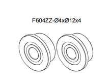 Goosky RS4 F604ZZ Flanged Bearing Set - NMB - HeliDirect