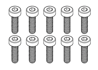 Goosky RS4 Screw Set M3x8mm - HeliDirect