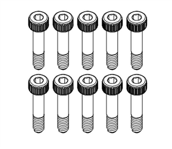 Goosky RS4 Screw Set M3x16mm - HeliDirect