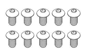 Goosky RS4 Screw Set M2.5x5mm - HeliDirect