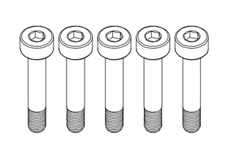 Goosky RS4 Screw Set M2.5x15mm-L4 - HeliDirect