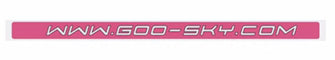 Goosky RS4 Tail Boom Sticker - Pink - HeliDirect