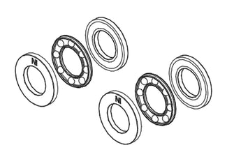 Goosky RS7 Flat Thrust bearing Set-F10-18M