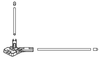 Goosky RS5/RS7 Antenna Bracket Set