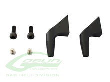 Aluminum Main Blade Grip Arm (New Design) Black Matte - GOBLIN 700/770