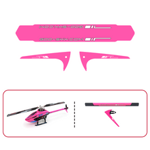 Goosky S2 Tail Boom and Fin Sticker - Pink (3 sets) - HeliDirect