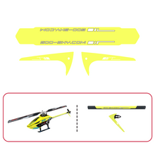 Goosky S2 Tail Boom and Fin Sticker - Yellow (3 sets) - HeliDirect