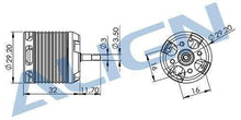 Align 300MX Brushless Motor (3700KV/2216) - HeliDirect