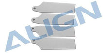 Align 74 Tail Blade-White For T-REX 470L - HeliDirect