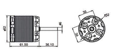 Align 750MX Brushless Motor (530KV/4236) - HeliDirect