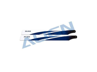 Align T-Rex 380mm Carbon Fiber Blade Set - Blue - HeliDirect