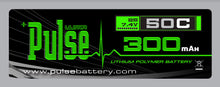 Pulse 300mAh 50C 7.4V 2S Lipo Battery - JST-XH Connector - HeliDirect