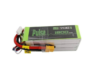 PULSE 1800mAh 70C 22.2V 6S LiPo Battery - XT60 Connector - HeliDirect