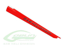 SAB Carbon Fiber Tail Boom Goblin 420 - Red - HeliDirect