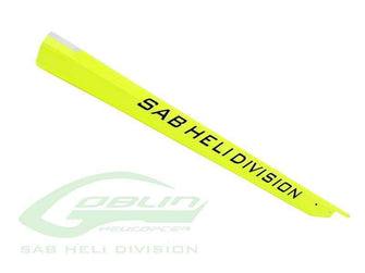 SAB Carbon Fiber Tail Boom Goblin 420 - Yellow - HeliDirect