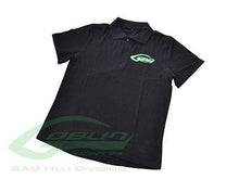 SAB HELI DIVISION Black Polo Shirt - Size XXL (Asian Sizing Standard) - HeliDirect