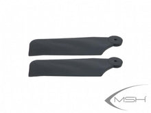 Protos 380 Rigid Tail blade Black - HeliDirect