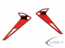 Protos 700 Vertical Fin Sticker - Neon Orange - HeliDirect