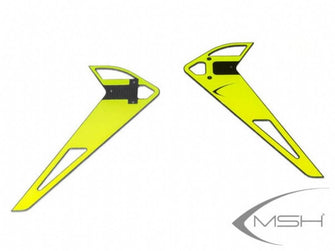 Protos 700 Vertical Fin Sticker - Neon Yellow - HeliDirect